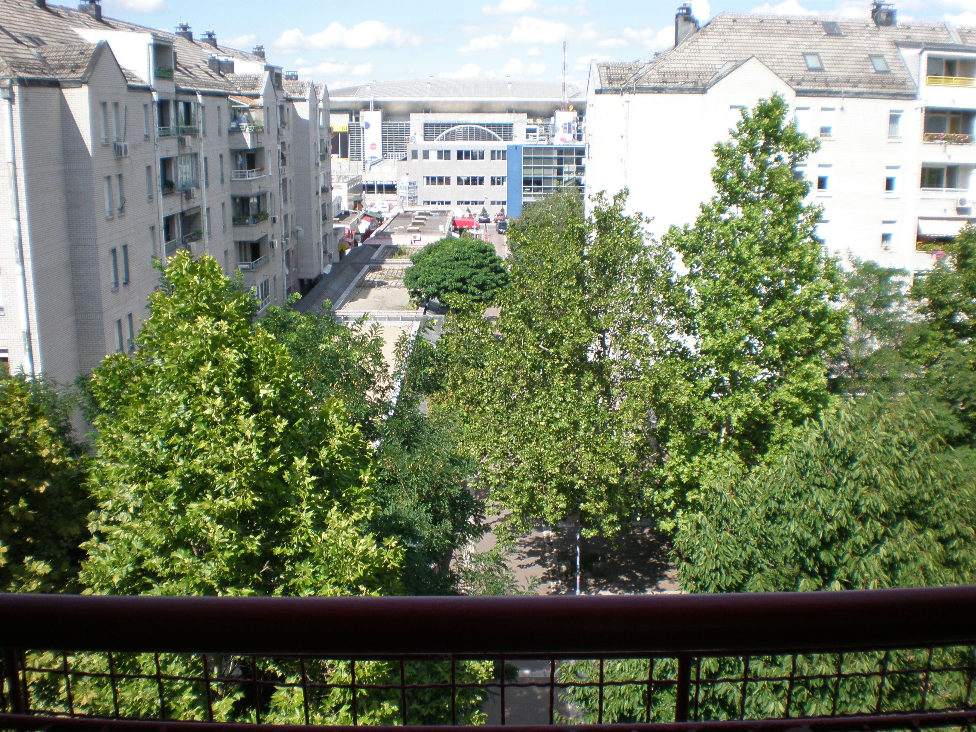 pogled na novobeogradsku arenu