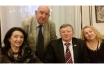 Dr Vukoje i Jelena Žigon i ambasador Belorusije Vladimir Čušev       